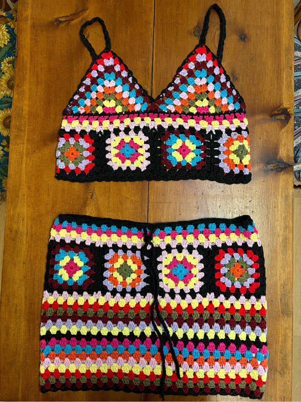Italian Multicolor Crochet Mini Set